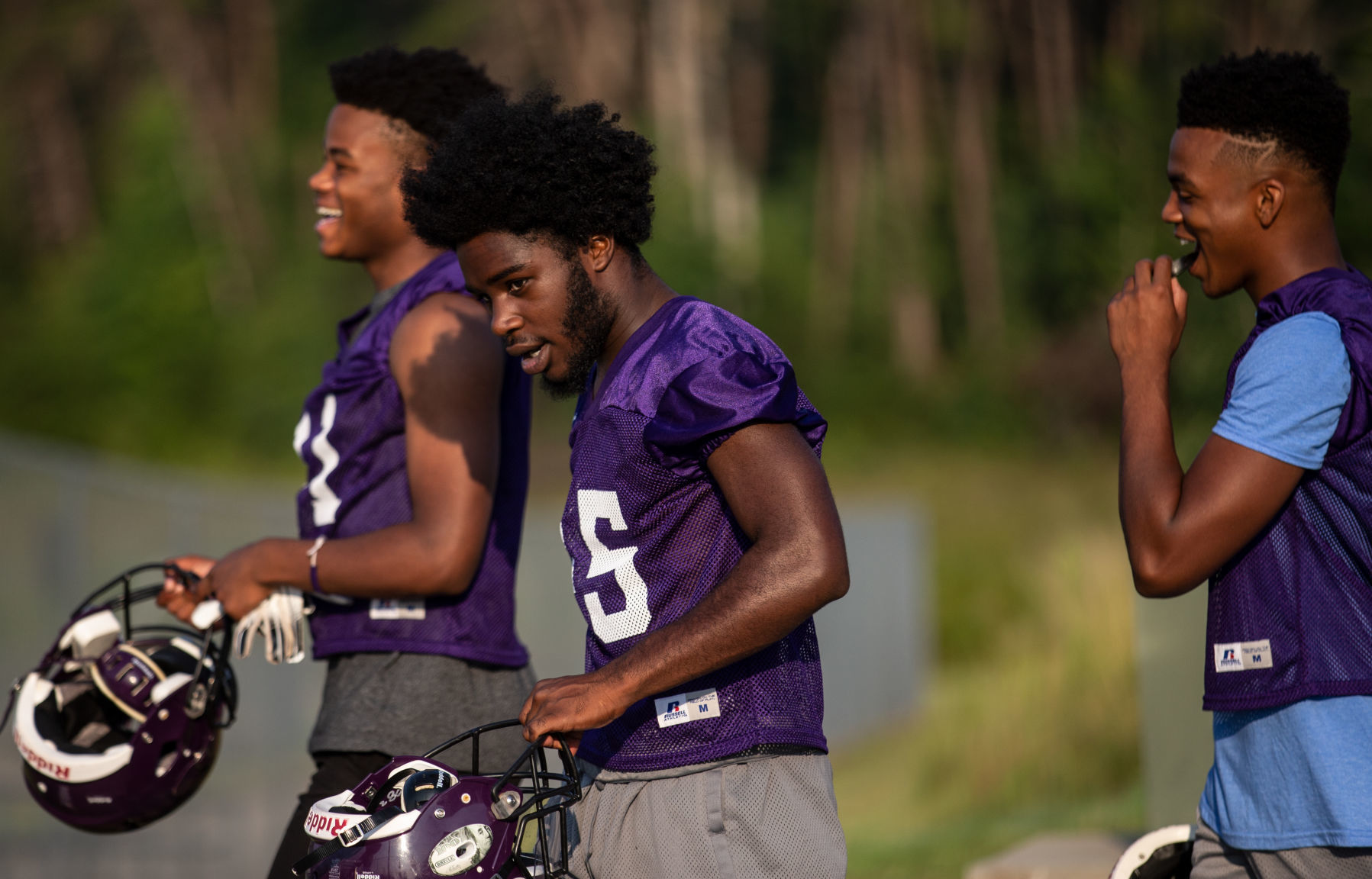 First day of football practice